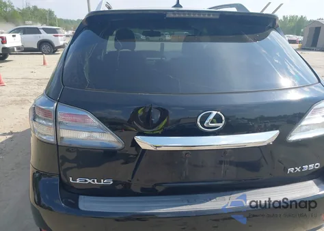 2010 Lexus Rx 350 z USA, uszkodzony, nr VIN 2T2BK1BAXAC066346